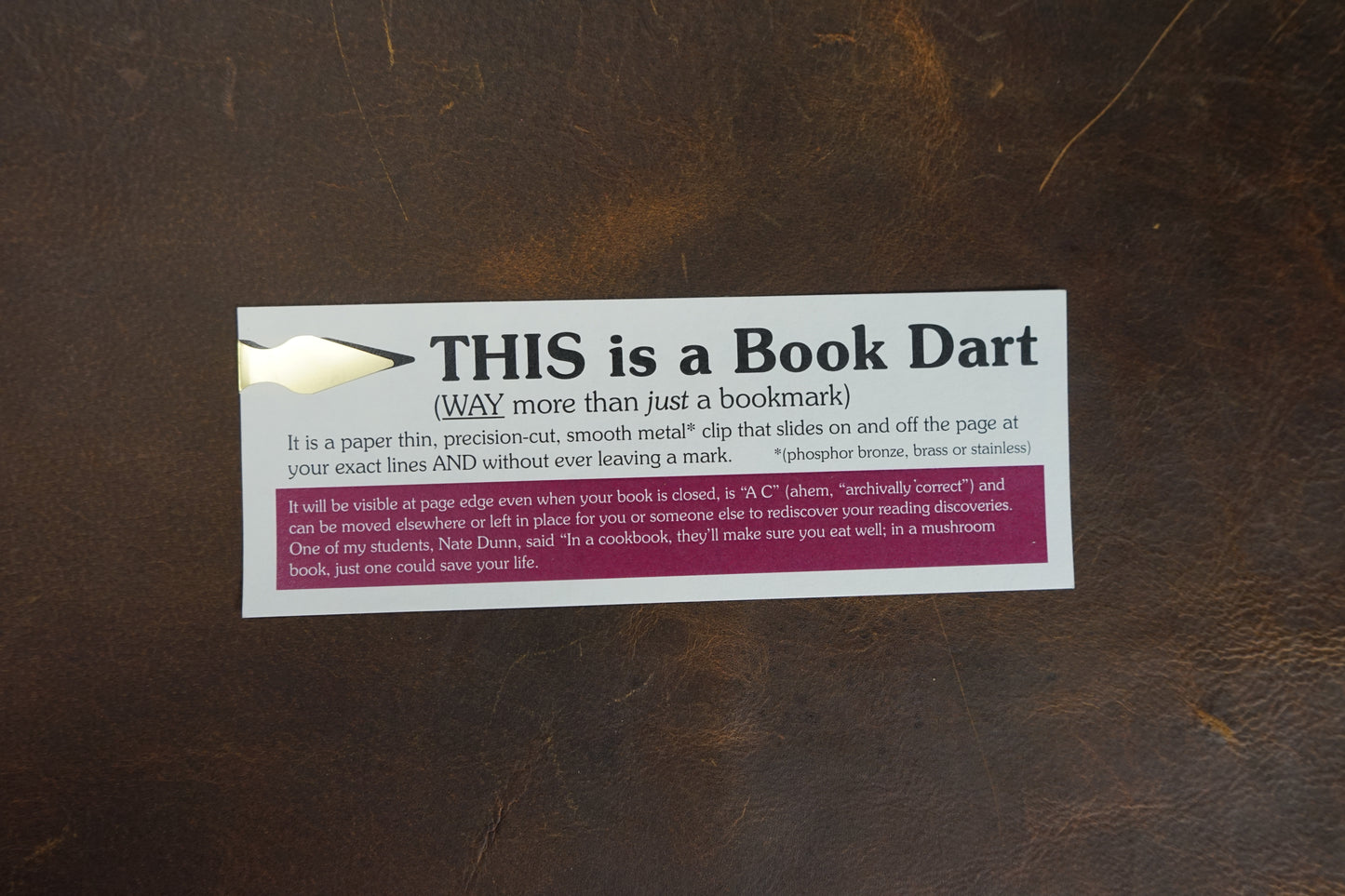 Book Darts
