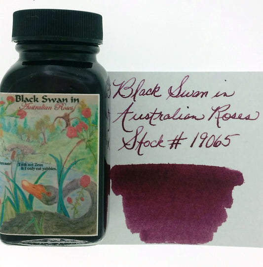 Noodler's Black Swan in Australian Roses