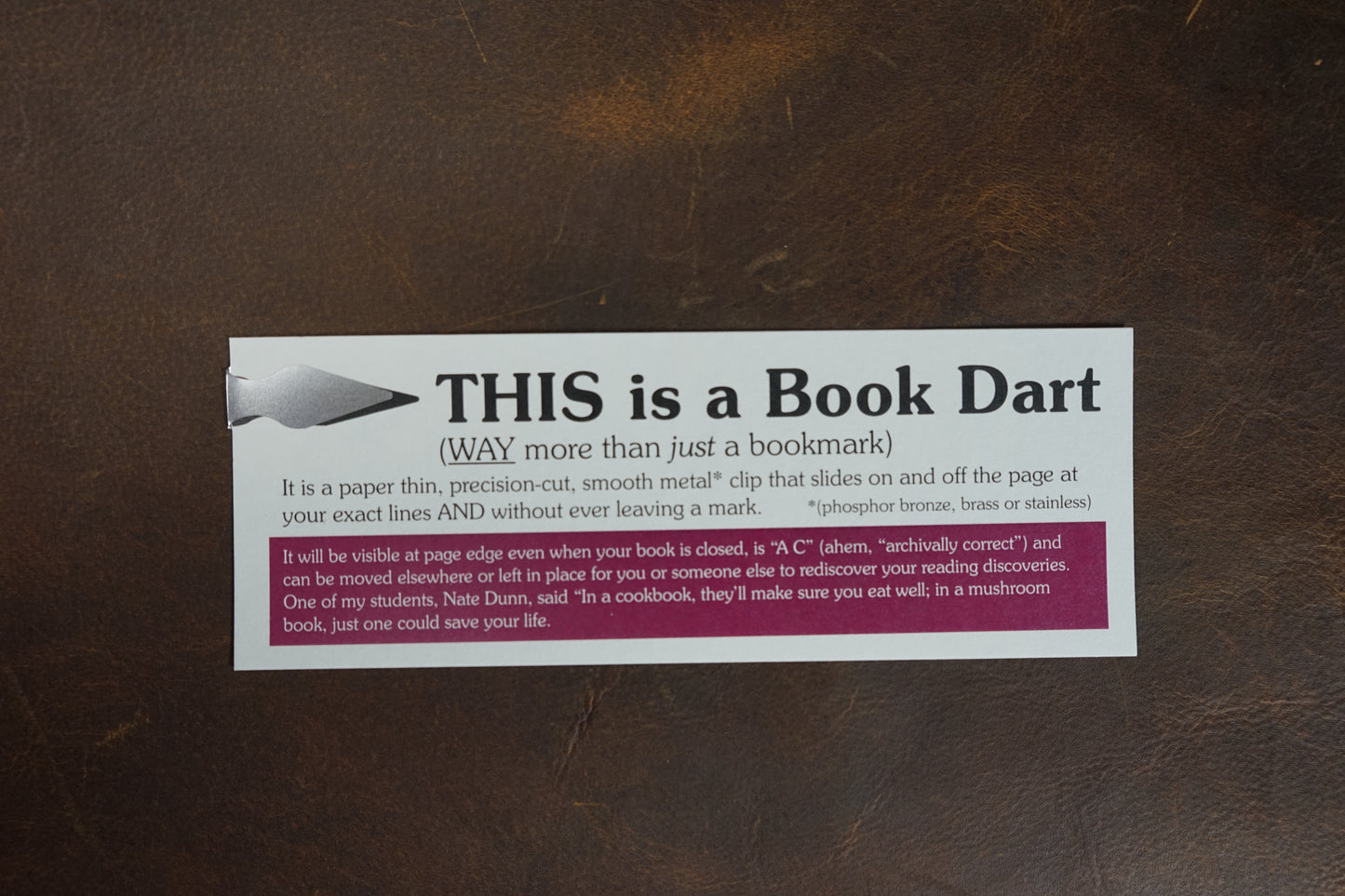 Book Darts